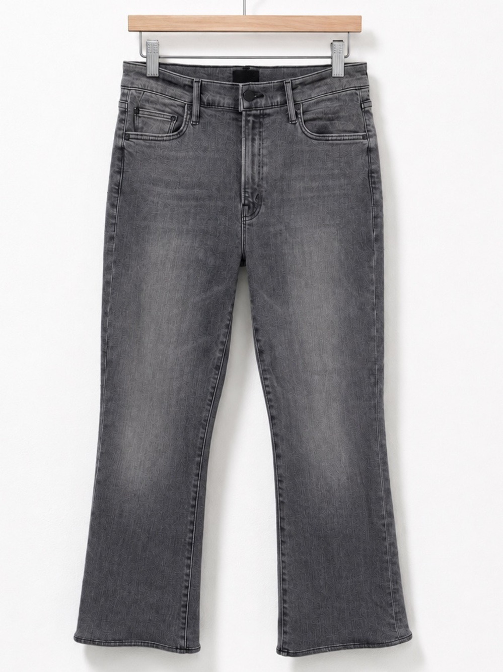 MOTHER The Outsider Flood High Waist Ankle Boot jeans “Just One More” SZ 31 - Picture 7 of 12